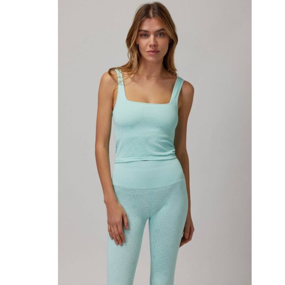 Spiritual Gangster Love Sculpt Jacquard Legging & Crop Top Set - Picture 1 of 9